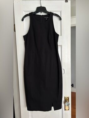 Banana Republic Black Sleeveless Sheath Dress, Size 10, N/WOT